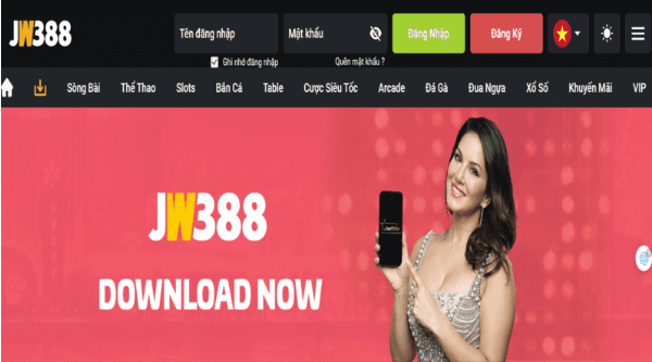 Jw388 phát hành phiên bản website và mobile app 